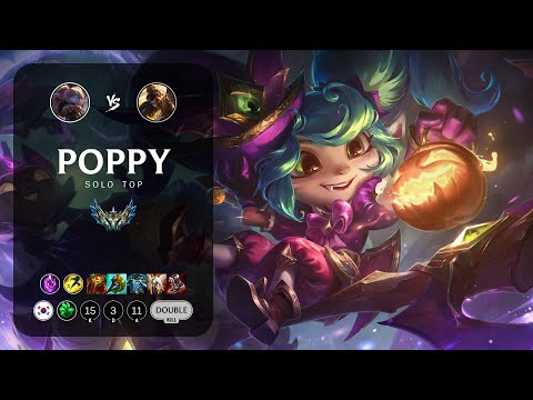 Poppy Top vs Akshan - KR Challenger Patch 13.13