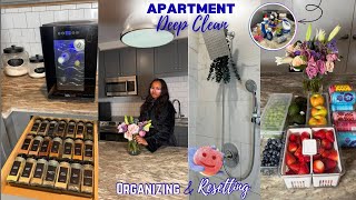EXTREME APARTMENT DEEP CLEAN | CLEANING MOTIVATION | ORGANIZING + RESTOCKING