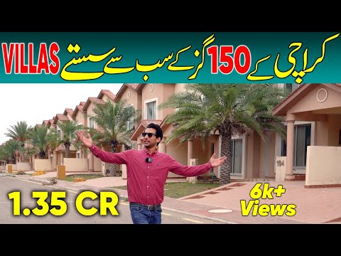 Karachi ke 150 Gzz ke Saste Villas | Real Estate Property In Pakistan || Precinct 10B Bahria Homes