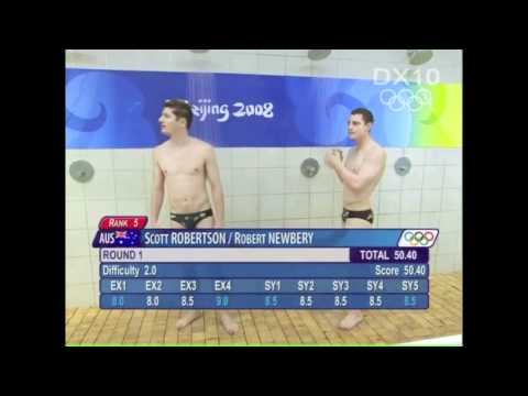 Scott Robertson 2008 Olympics (Diving)