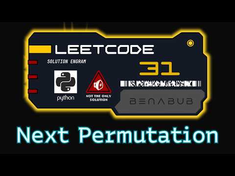 Next Permutation %e2%80%94 Leetcode 31 Python Algorithm Visualization