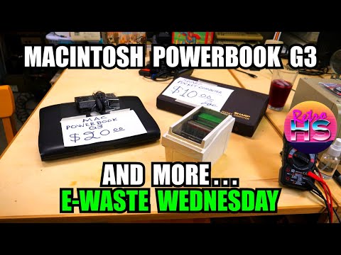 Macintosh PowerBook G3 and Sharp Pocket Computer - E-Waste Wednesday
