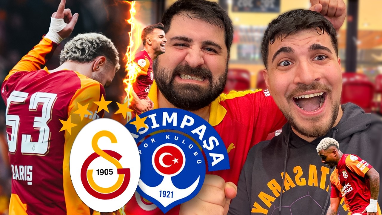 BARIŞ SON DK ATTI STADYUM GERÇEKTEN YIKILDI 🔥 | Galatasaray 3-1 Kasımpaşa Stad Vlog