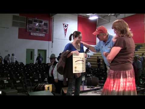 Mia Orosco ~ 2012 National Oldtime Fiddlers Contest ~ Championship Division ~ Mia & Awards