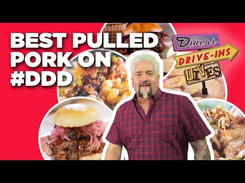 Craziest #DDD Pulled Pork Videos with Guy Fieri | Diners, Drive-Ins and Dives | Food Network