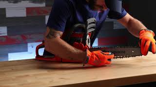 How to Tighten the Chain on a Chainsaw | Husqvarna