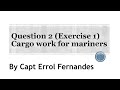 Grain And Bale Capacity Q2 Ex 1 From Cargo Work For Mariners By Capt Errol Fernandes