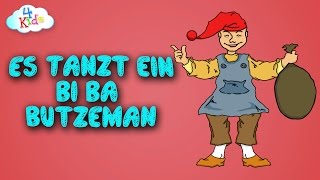 Es tanzt ein Bi-Ba-Butzemann SONG. Kinderlieder für Kinder und Kleinkinder zum mitsingen