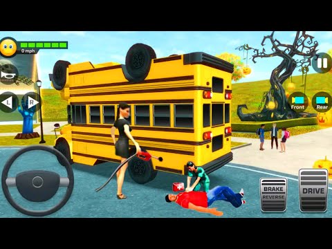 City High School Bus 2021 Driving Simulator | Transport Children To School PRO - Android GamePlay 03