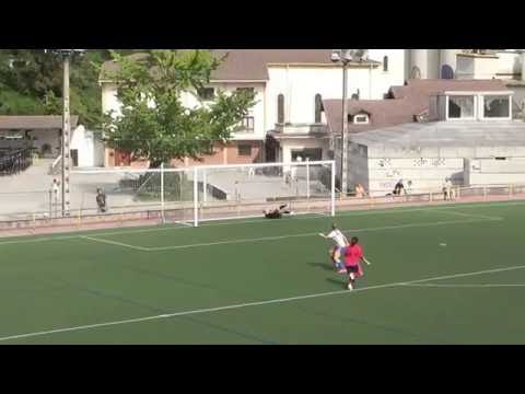 Erika al larguero (Añorga B 4-2 Aurrera B) - www.ligasfutbolfemenino.com