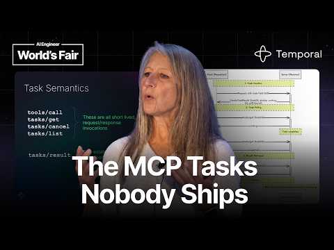MCP Tasks (async): Why Aren't Any Agents Supporting Them? — Cornelia Davis, Temporal