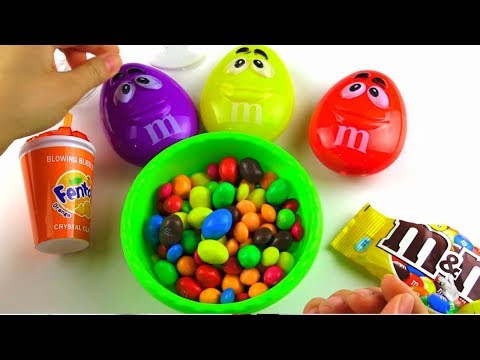 Crazy M&M's amuse Kids with Finger Family song\ educational video for children