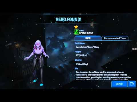 Marvel Future Fight: New Hero Found Spider-Gwen