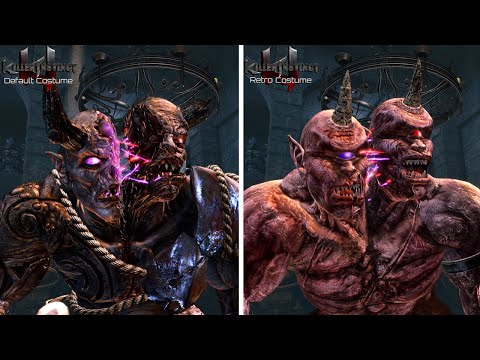 Killer Instinct: Anniversary Edition - All Character Costumes Comparison (Default vs Retro)