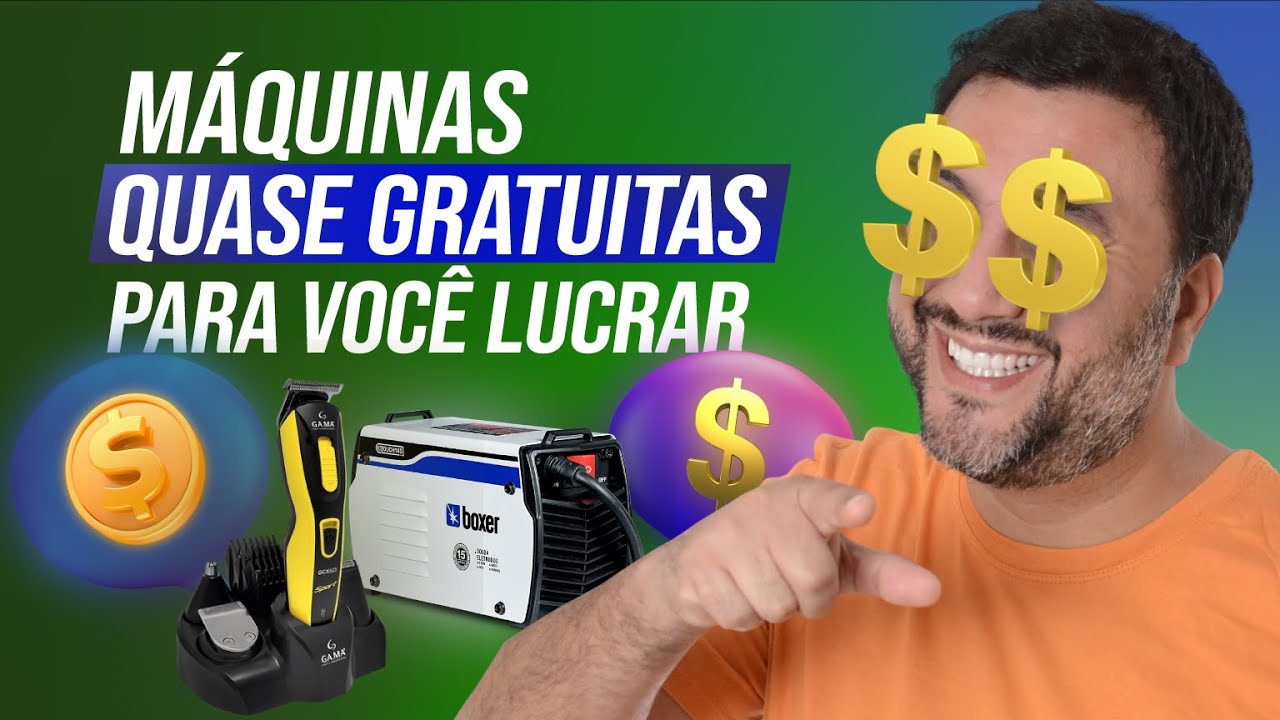 Melhores Máquinas BARATAS E LUCRATIVAS EM 2024 🚀 [ Máquinas Pequenas para começar seu negócio ]