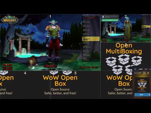 WowOpenBox OpenMultiBoxing - free, safe, legit WoW multi-boxing/dual-boxing
