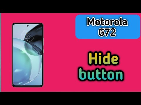 How To Hide Navigation Button In Motorola G72, Hide Back Button Setting In Motorola G72,