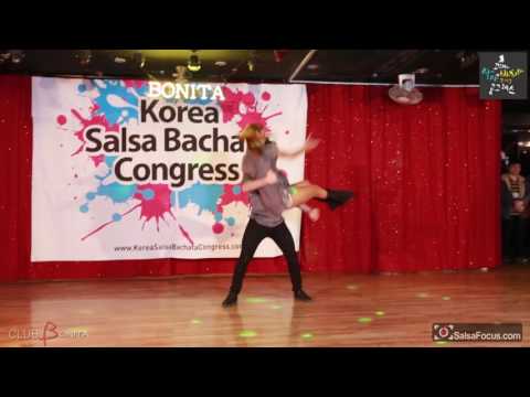 Carlos & Chloe couple show 2017 Korea salsa & Bachata congress Farewell Party@Bonita