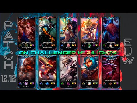 EUW Challenger Match #465 Highlights Patch 12.13