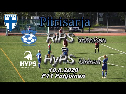 Piirisarja P11 RiPS Valkoinen - HyPS Sininen 10.8.2020