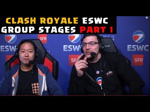 Clash Royale at ESWC  Live: Group Stages Part 1 (full video)