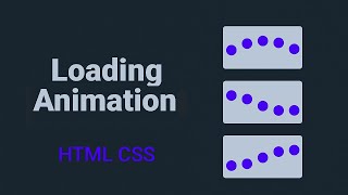 Create a Stunning Loading Animation with Pure HTML CSS No JavaScript! #HTML #cssanimation #css