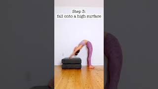 How to fall into a Backbend / Bridge  Anna McNulty
