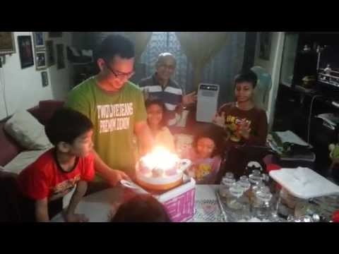 Arif's 28th icy birthday cake