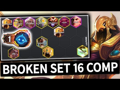 THE MOST BROKEN COMP YOU SHOULD PLAY in TFT SET 16! I Teamfight Tactics LORE & LEGENDS Builds Guide