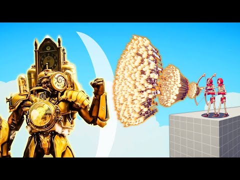 ULTIMATE TITAN CLOCK MAN vs EVERY DUAL GODS | TABS - Totally Accurate Battle Simulator