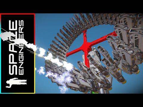 The Gatling Railgun!! - Space Engineers