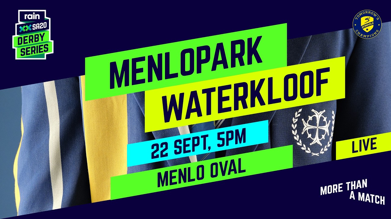 Don't miss the Menlopark vs Waterkloof rain SA20 Derby Series opener on 22 September!