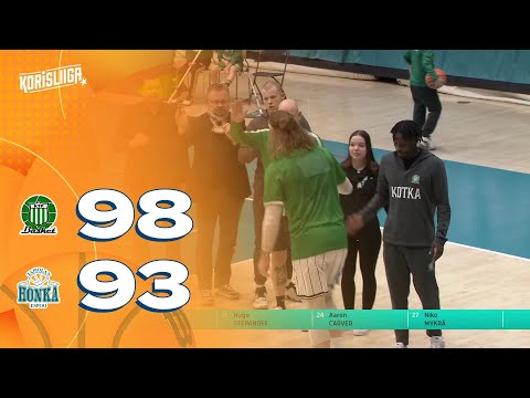 Tapiolan Honka vs. Ktp-Basket - Game Highlights