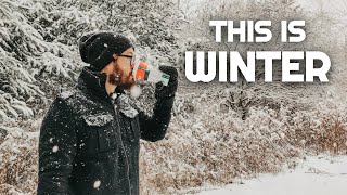 This is WINTER | Cinematic Video | The start of winter in Canada | Winter in Ontario, Canada