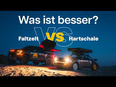 Der Dachzelt Vergleich - Hartschale vs. Faltdachzelt
