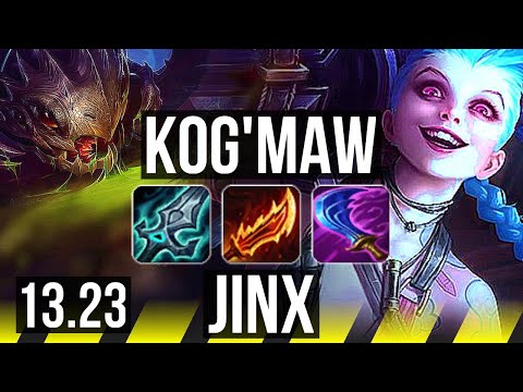 KOG'MAW & Lulu vs JINX & Senna (ADC) | Legendary, 17/5/8 | NA Challenger | 13.23