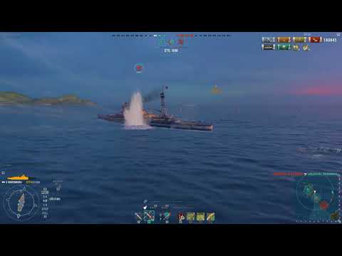 BRENNE!!!   World of Warships Hindenburg gameplay