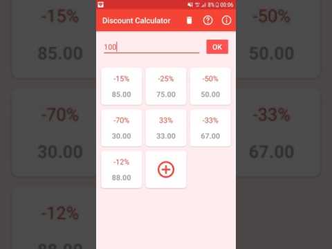 Discount Calculator Video