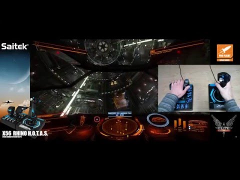 Logitech X56 H.O.T.A.S. USB Juoda video