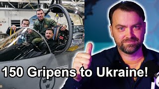 Update from Ukraine | Breaking! Ukraine gets 150 Gripen Fighter Jets from Sweden