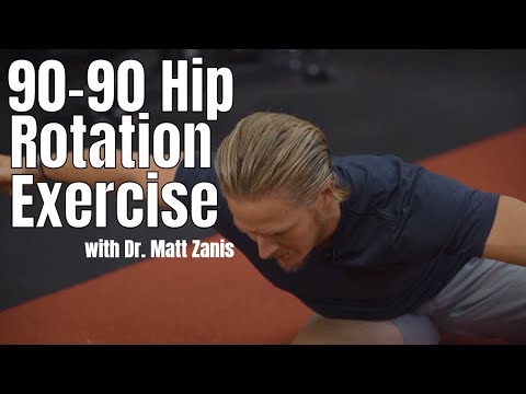 90-90 Hip Rotation - Movement Demo and Exercise with Dr. Matt Zanis