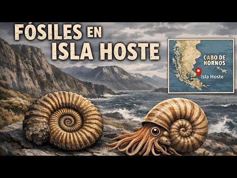 🦑⛏️ AMONITES DE 120 MILLONES DE AÑOS: El hallazgo en la remota isla Hoste