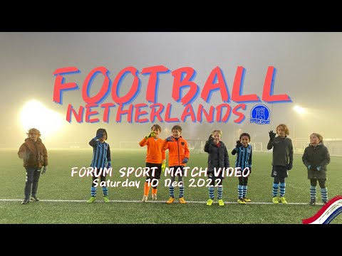【オランダサッカー挑戦・日本人8歳 】Forum Sport J09-2 Match Film ( 10 Dec 2022)