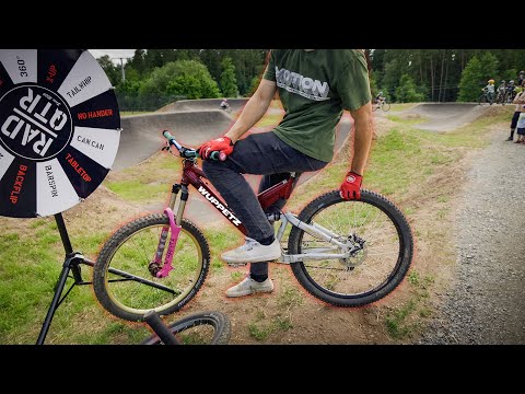 Glücksrad MTB Challenge! (mit Wuppetz Billig Bike) | Radquartier Pumptrack Parkstein