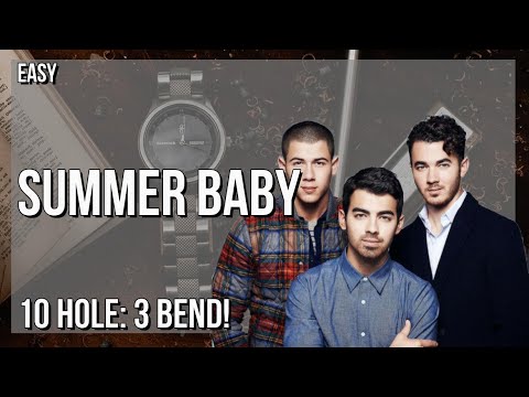 How to play Summer Baby by Jonas Brothers on Diatonic Harmonica 10 Holes (Tutorial)