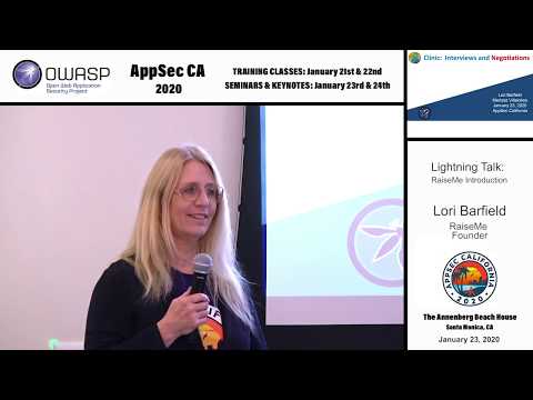 Lightning Talk: RaiseMe Introduction - Lori Barfield