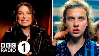 It’s giving ick! 😂 Millie Bobby Brown on nosebleeds, Damsel and her go-to face to ruin a photo