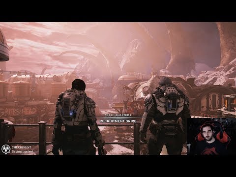 Campaign: Act 2 - Chapter 1: Recruitment Drive - Gears 5 Playthrough