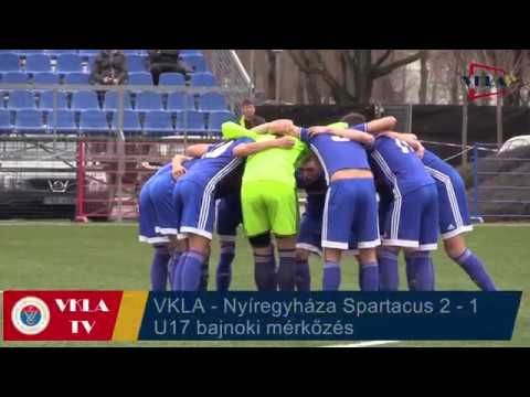 VKLA - Nyíregyháza Spartacus 2-1 U17 bajnoki mérkőzés