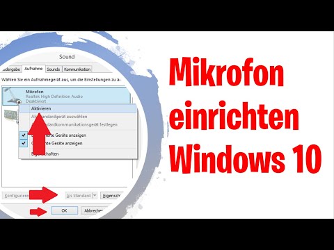 Mikrofon einstellen (Windows 10)  Headset  Mikrofon an PC anschließen und einrichten! - Tutorial